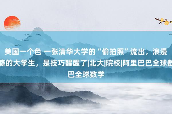 美国一个色 一张清华大学的“偷拍照”流出，浪漫成瘾的大学生，是技巧醒醒了|北大|院校|阿里巴巴全球数学