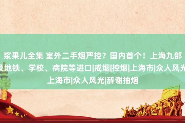 浆果儿全集 室外二手烟严控？国内首个！上海九部发文：触及地铁、学校、病院等进口|戒烟|控烟|上海市|众人风光|辞谢抽烟